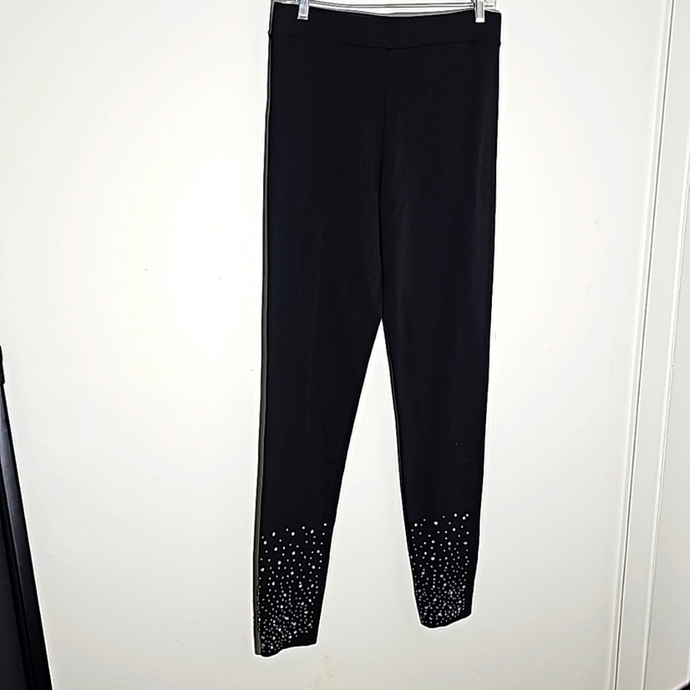 Anthony's black leggings with bling on‎ bottom.  Size medium.